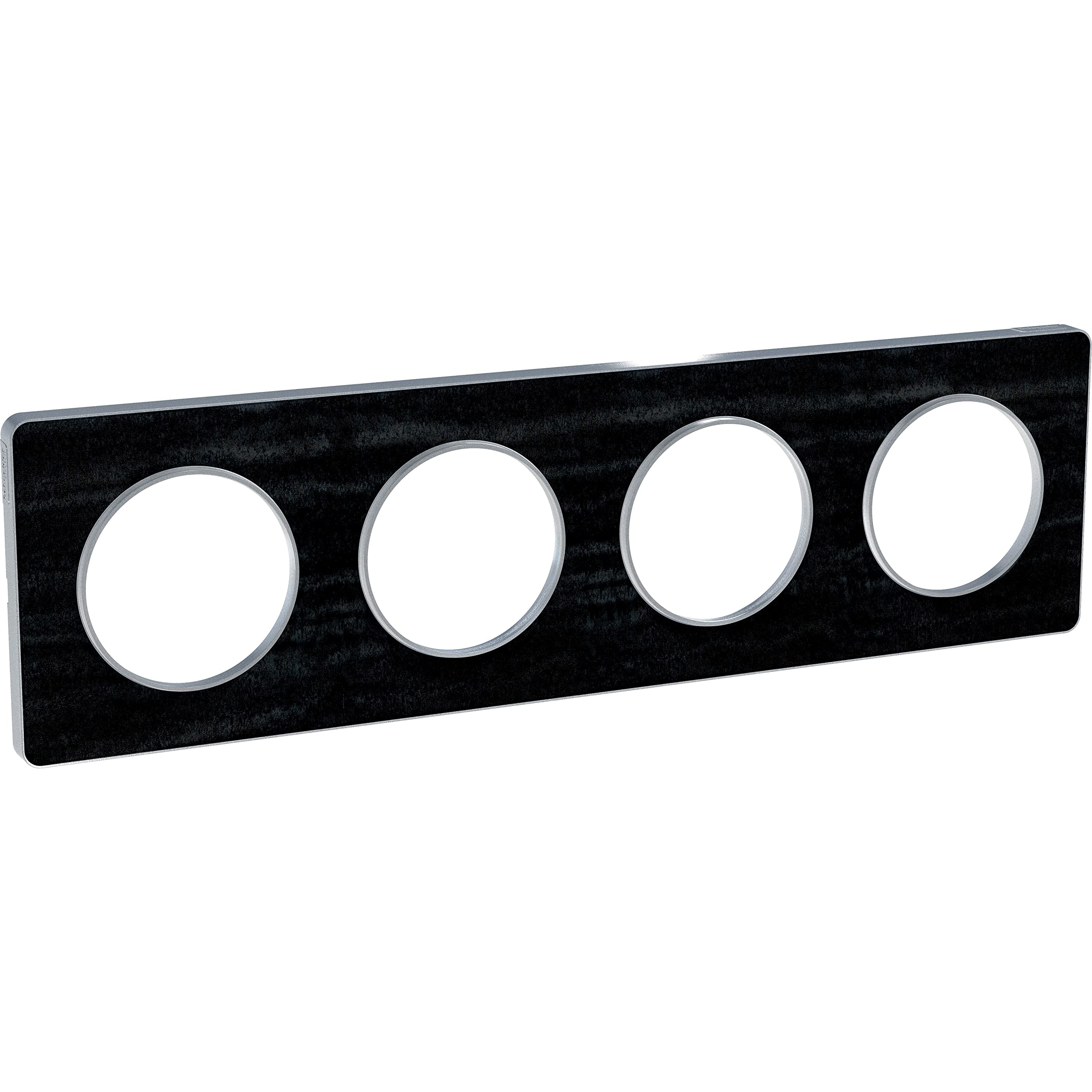Placa de 4 posiciones Schneider Odace Touch S530808P1 para agrupar enchufes