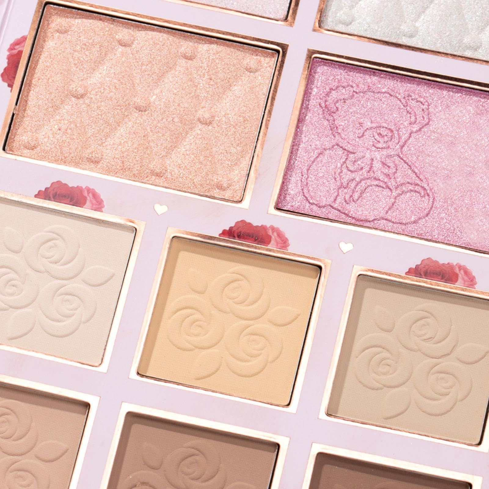 Make-up Palette Mit Rouge und Highlighter