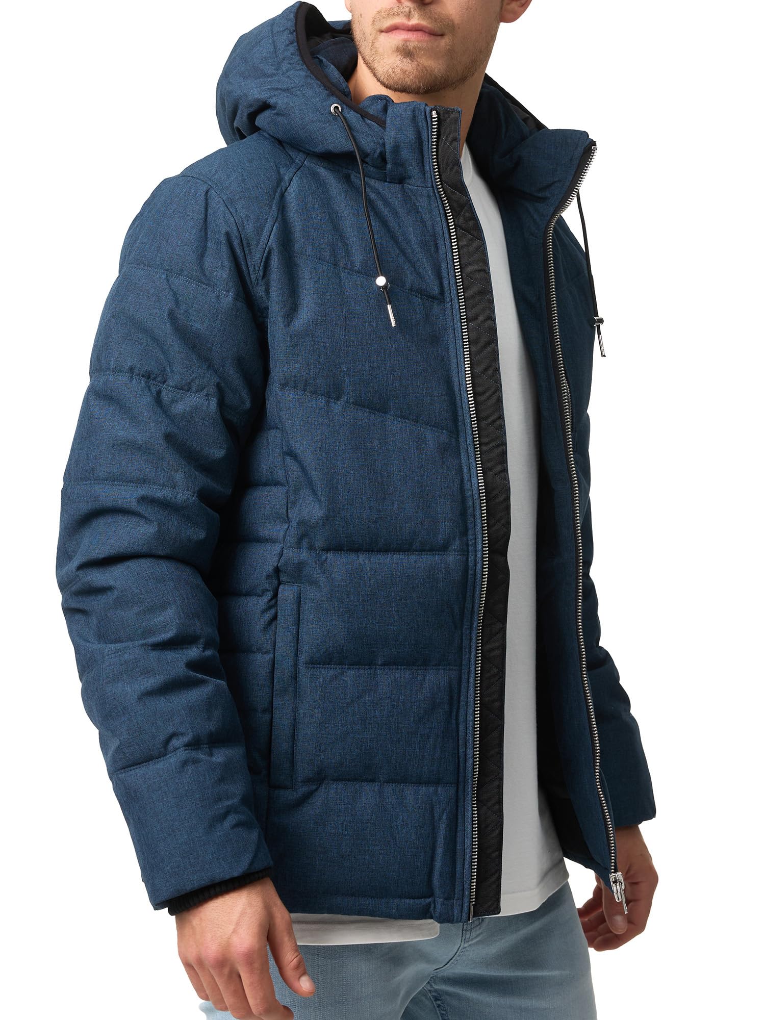 Indicode Uomini Circus Quilted Jacket | Giubbotto trapuntato dall'aspetto piumino