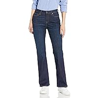 Amazon Essentials Jeans Elasticizzati a Vita Media Bootcut Vestibilità Aderente