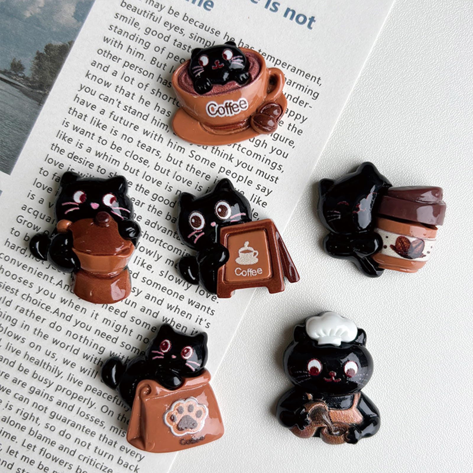 Buy Fridge Magnets, Cute Black Cat Decor, Refrigerator Decoration