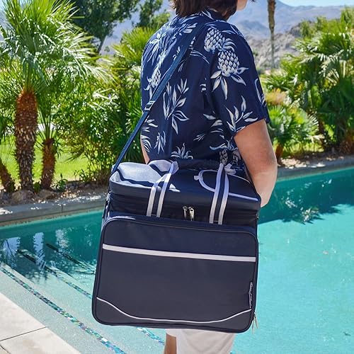 Miniatura 2 de Picnic at Ascot Enfriador de picnic aislado original con servicio para 4 - Diseñado y montado en los Estados Unidos