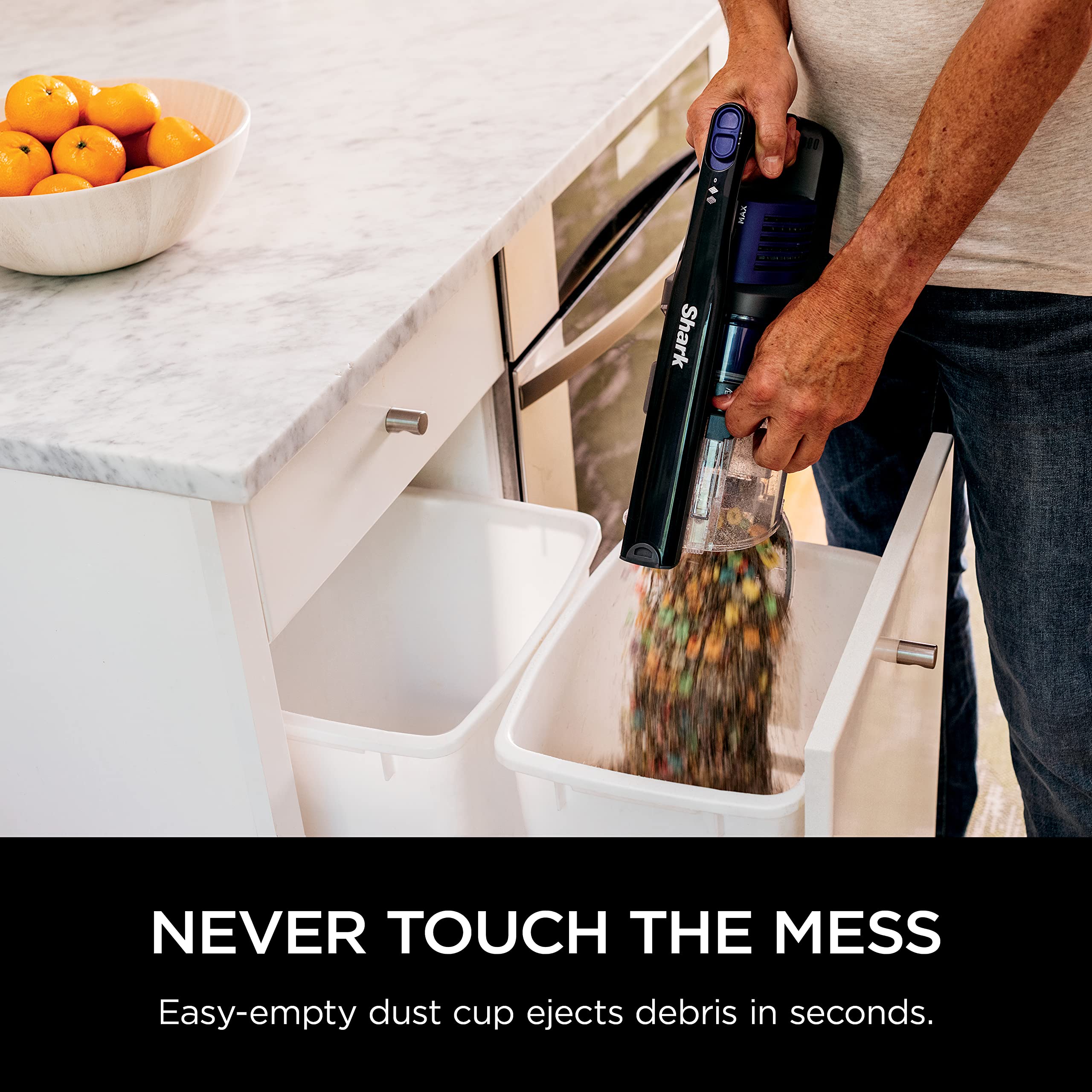 Shark IX141 Pet Cordless Stick Vacuum with XL Dust Cup, LED Headlights