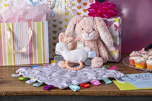 Miniatura 3 de Taggies Original Blanket, 12 X 12", Comfy Bunnies