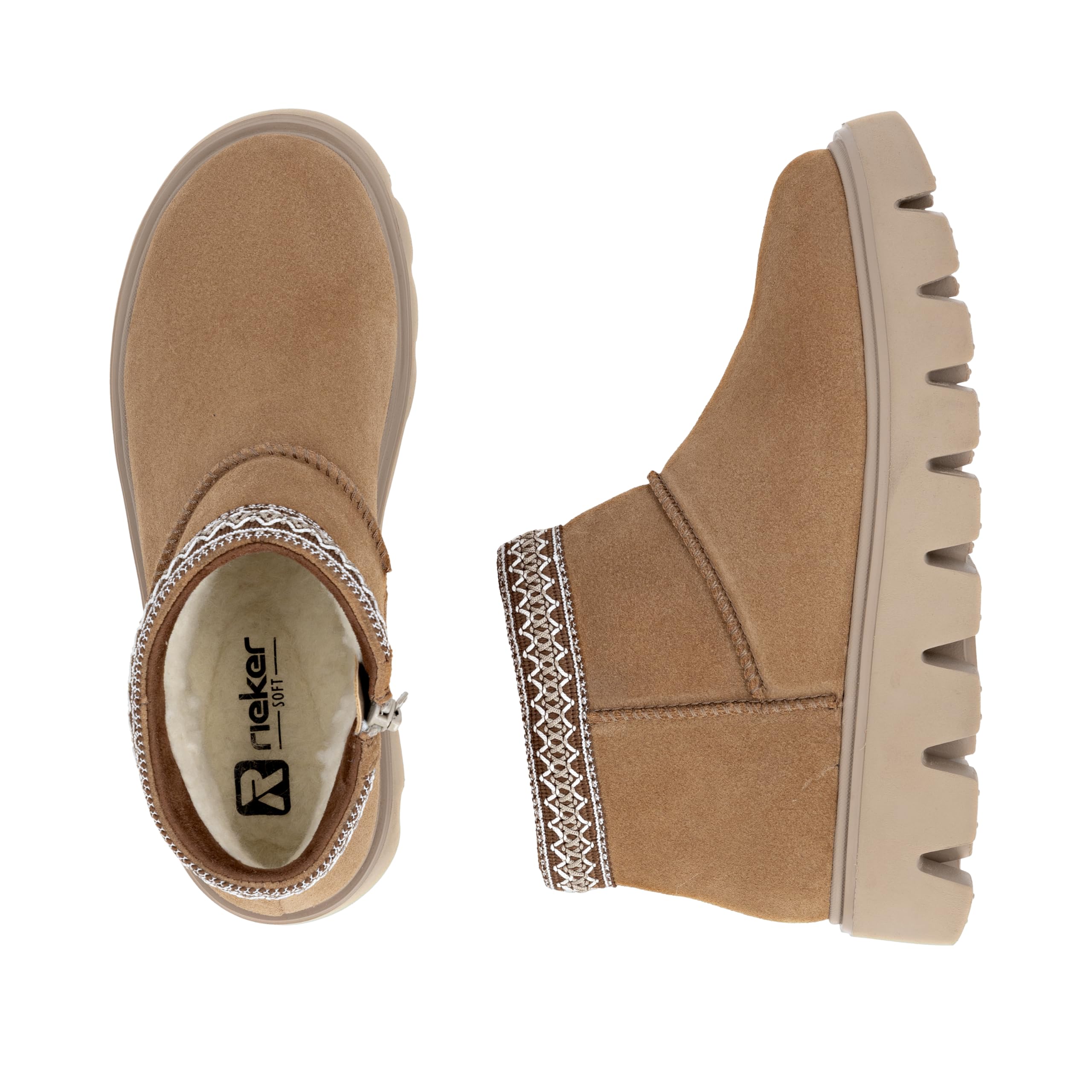 Rieker W2074, Botas Cortas Mujer