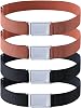 Kajeer Kids Boy Belt Magnetic Belts Adjustable Elastic Belt Magnetic Buckle for Boys Girls4 PCS