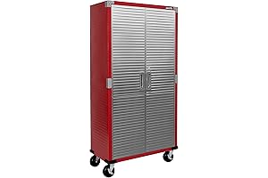 UltraHD Solid Steel Rolling Metal Storage and Lockable Cabinet