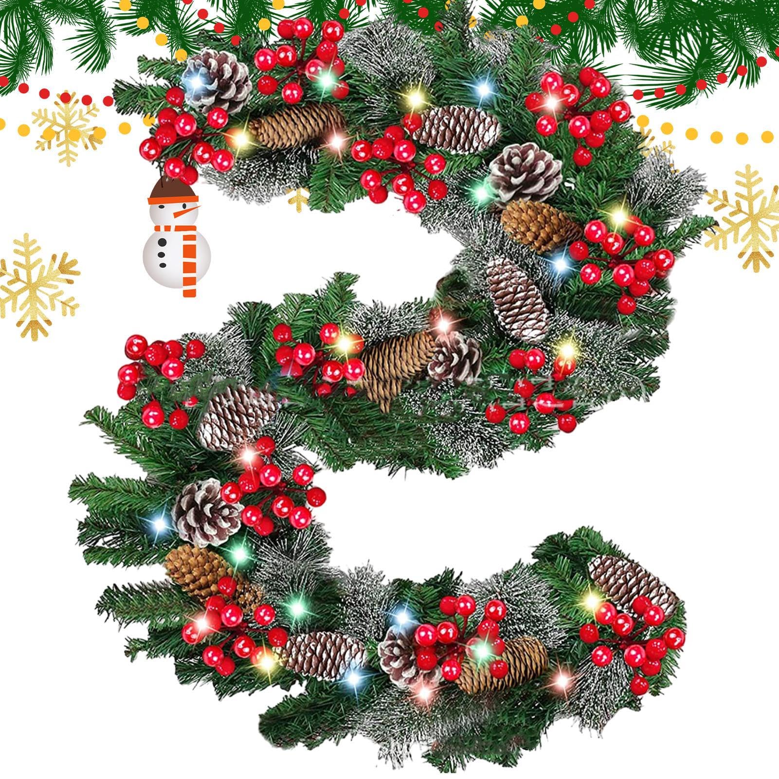 Guirlande de Noël extérieur lumineuse étanche décorative