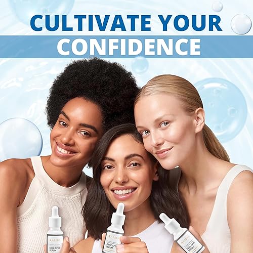 Miniatura 8 de Abera Suero para manchas oscuras para cara, corrector de manchas oscuras, tratamiento de melasma y manchas de la edad, aumenta la hidratación y