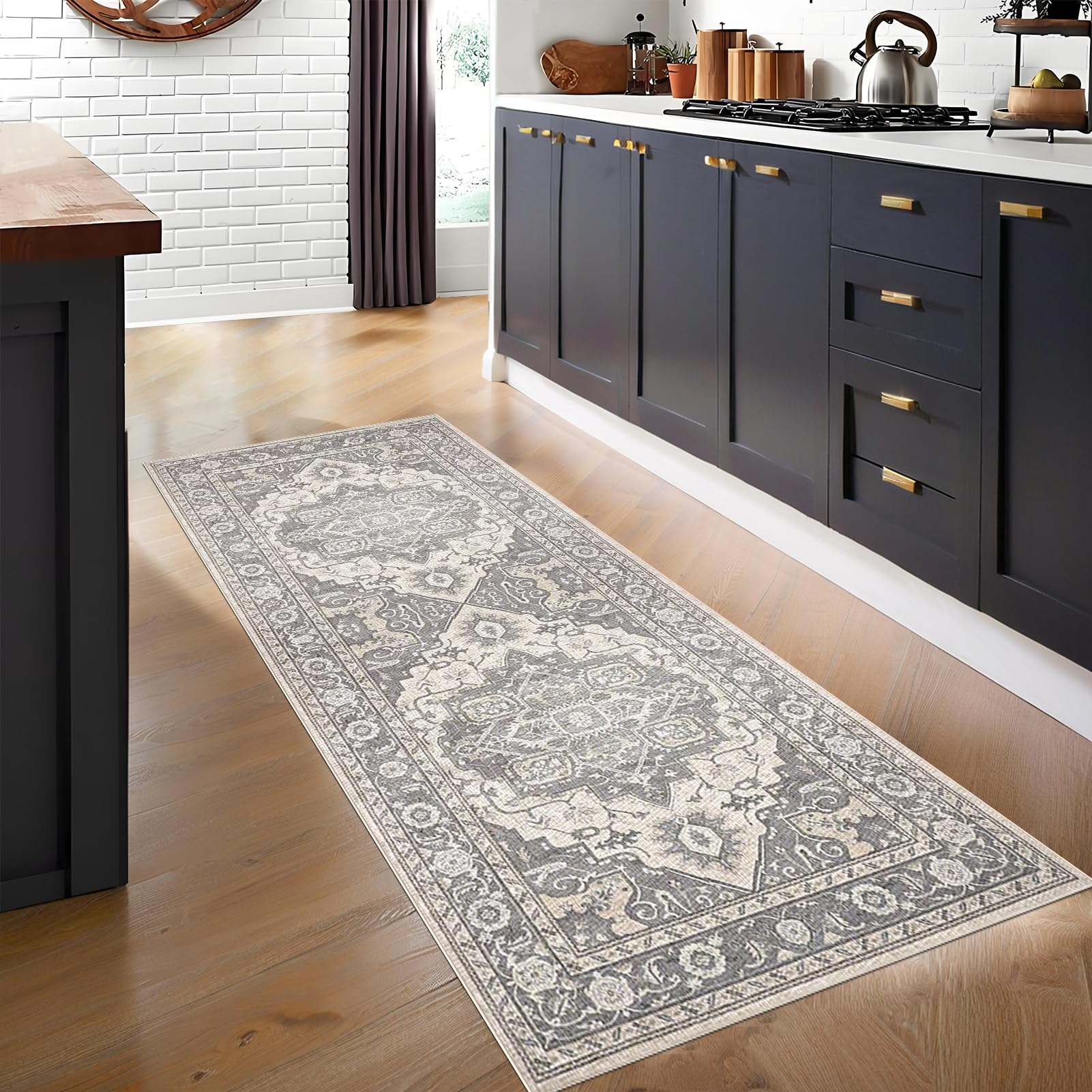 SZZEUOA Hallway Rug Extra Long 40 x 60 cm Machine Washable Runner Rug for Entryway Extra Long Hallway Runners Long Carpet Runners for Corridor Entryway Door Entrances
