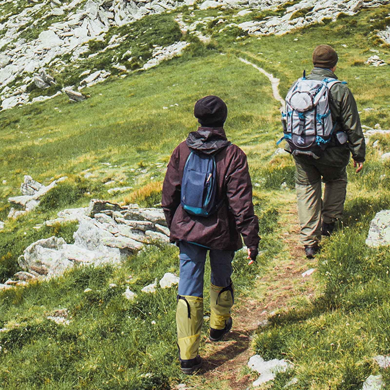 Guêtres de jambe imperméables et réglables, pour bottes de neige en plein air, camping, trekking, escalade, chasse, (gris, M)