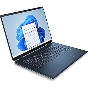HP Spectre x360 16-f2000sf 16" UHD+ OLED Ultraportable Convertible Touch PC (Intel Core i7-1360P, Intel Arc A370M, 16GB RAM, 1TB SSD, AZERTY, Windows 11 Family) Midnight Blue HP Spectre x360 16-f2000sf 16" UHD+ OLED Ultraportable Convertible Touch PC (Intel Core i7-1360P, Intel Arc A370M, 16GB RAM, 1TB SSD, AZERTY, Windows 11 Family) Midnight Blue