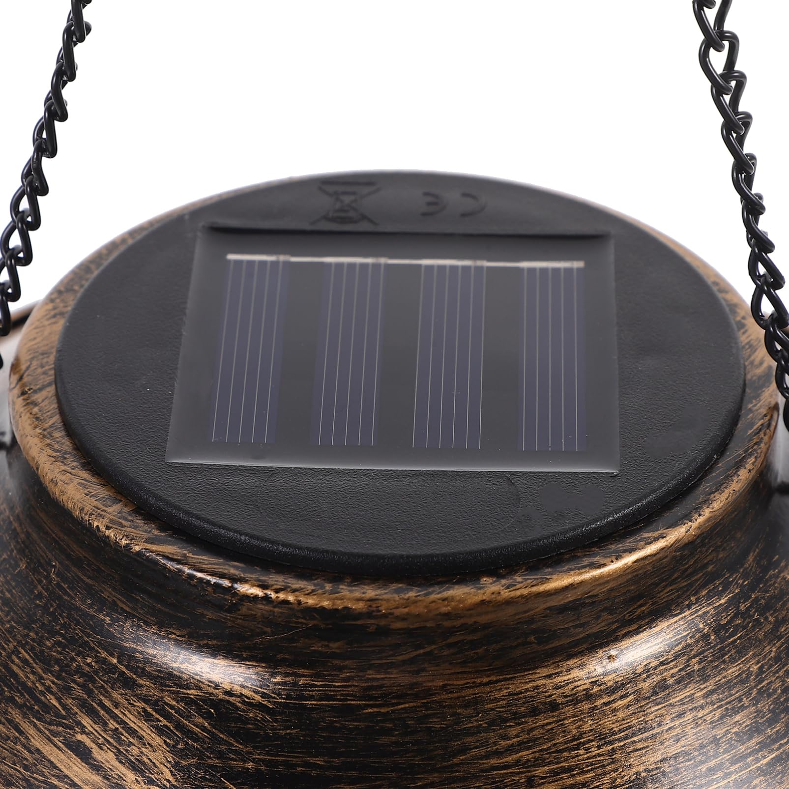 BESPORTBLE Mangiatoia per Uccelli Selvatici Vassoio Capiente e Portabicchieri Multipli Illuminazione Solare Automatica Notturna Installazione Sospesa Facile e Resistente Intemperie Design