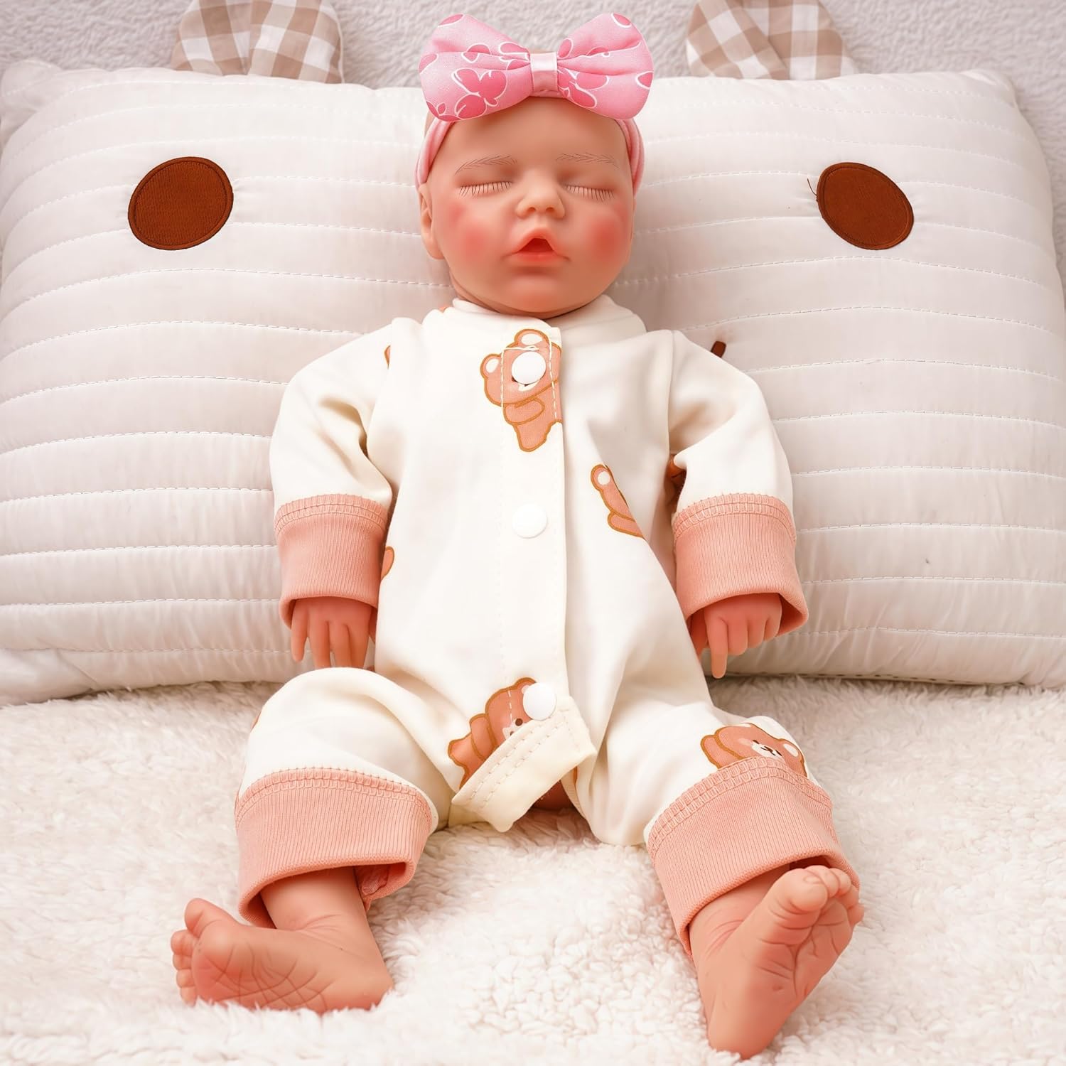 12 Inch Reborn Full Silicone Baby Doll - Realistic Lifelike Design, Perfect for Kids - Christmas & New Year Present - Not Vinyl - Surprise Birthday Present