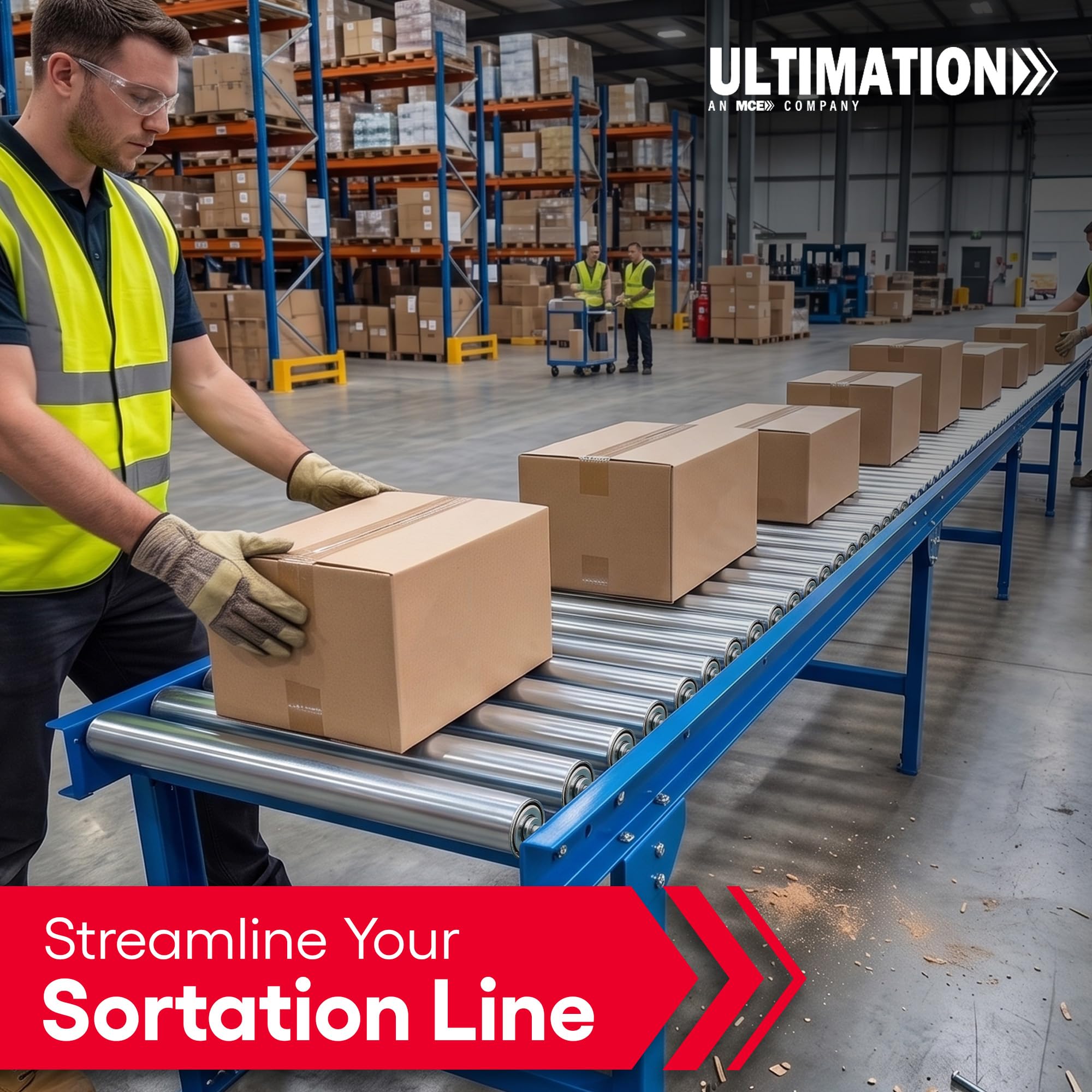 Ultimation Conveyor Rollers Galvanized Steel Replacement, 18 Ga. 22"|5 Pack — Amazon image 7