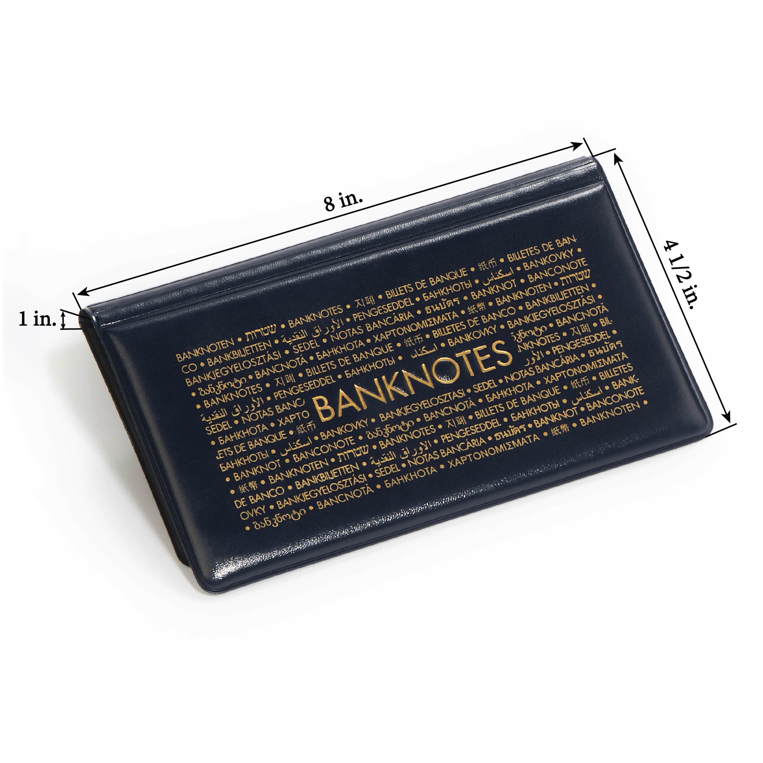Álbum De Bolsillo Leuchtturm Para Billetes De Banco Tamaño 175x85 Mm Funda Protectora Para Coleccionistas