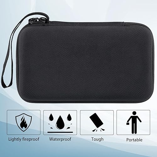 Miniatura 9 de khanka Funda de viaje rígida de repuesto para base de carga Anker de 100 W + batería externa Anker Prime de 12,000 mAh 130 W (solo funda).