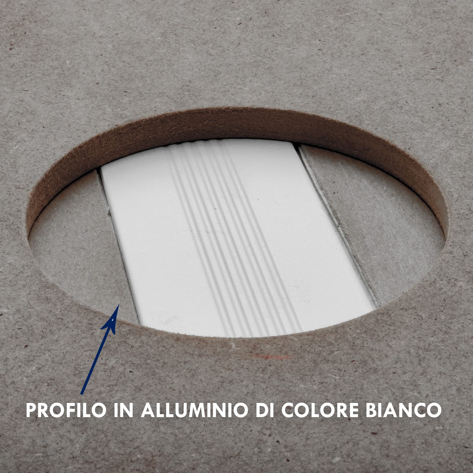 Planetitaly 4 tiras LED para techo o pared con adhesivo 3M IP20, de 2 m, para paneles de yeso y yeso