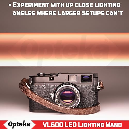 Miniatura 7 de Opteka VL600 estudio profesional LED Portátil, Varita de iluminación para fotografía