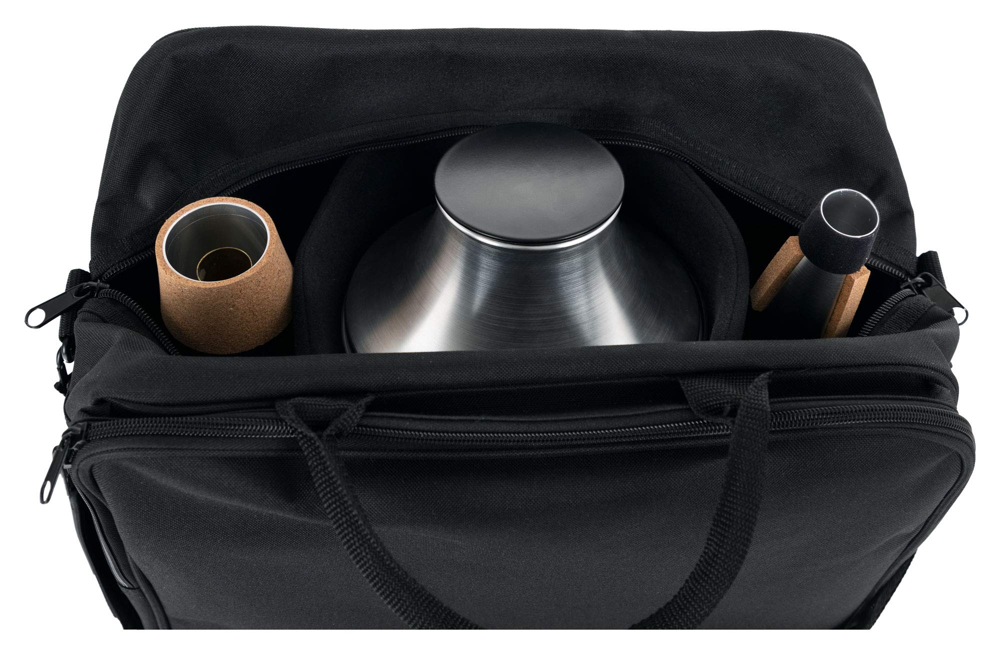 Sac Multifonction Classic Cantabile Grand - Pour Jusqu'à 3 Sourdines Et Autres Accessoires - Cloisons Réglables - Entièrement Rembourré - Noir