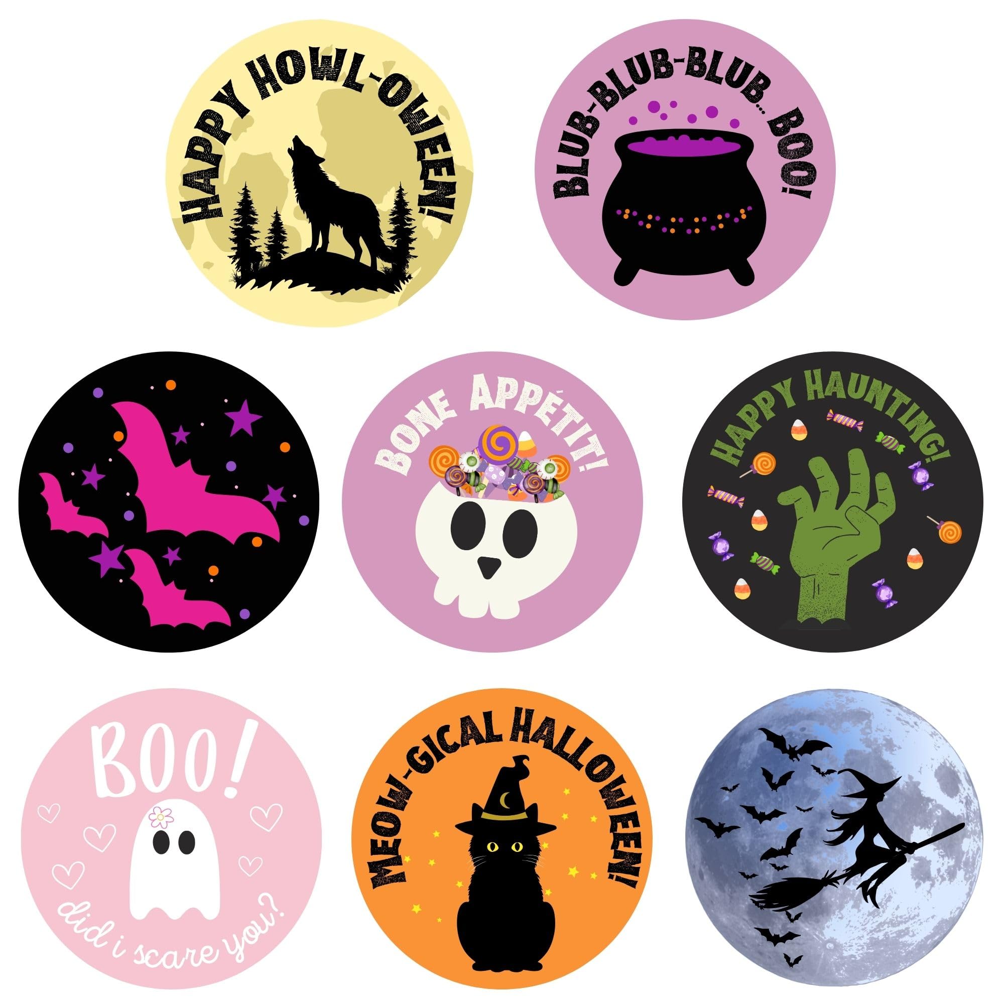 Autocollants Halloween pour enfants : 500 stickers parfaits pour sachets de bonbons et fête
