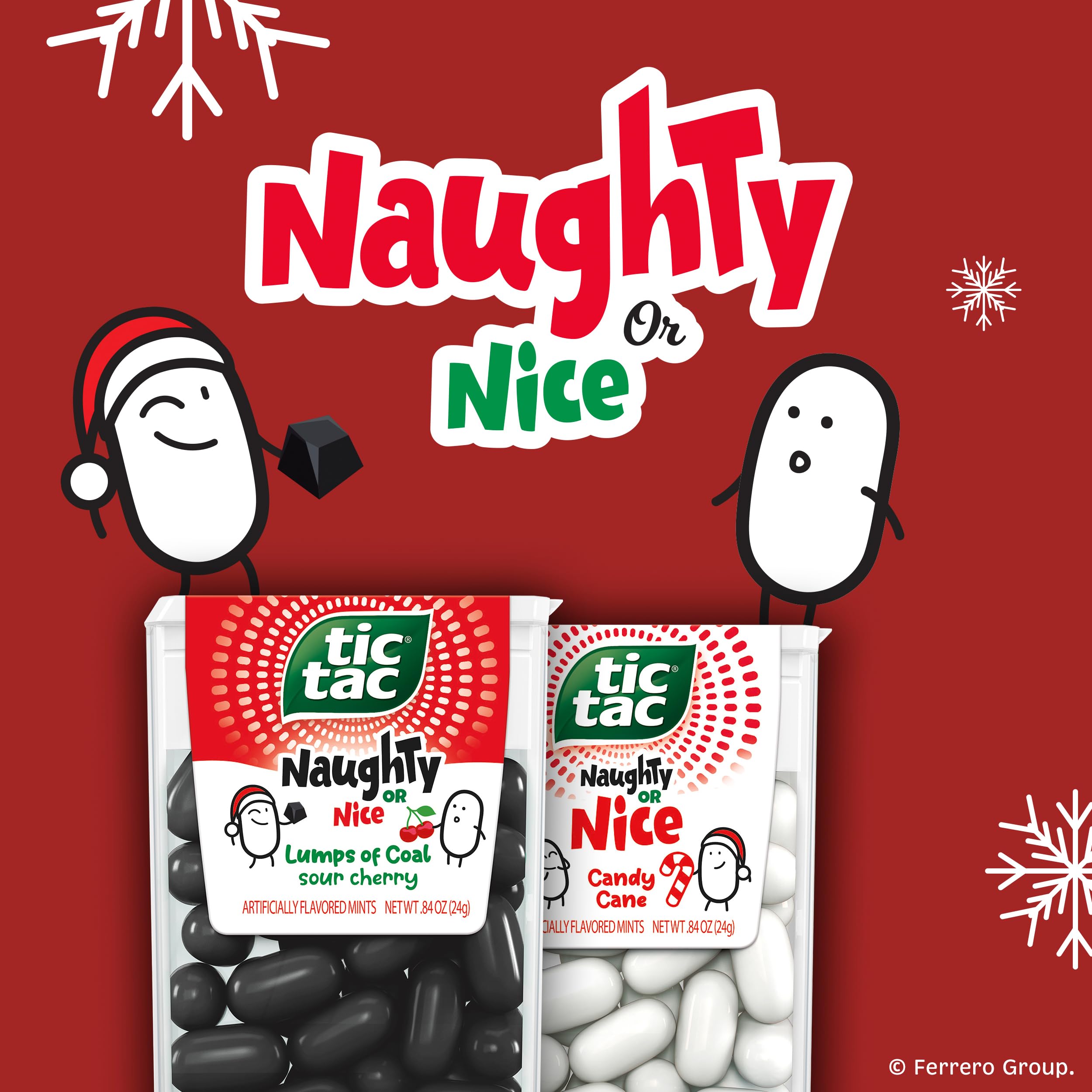 Amazon.com : Tic Tac Naughty or Nice Lumps Of Coal Sour Cherry 