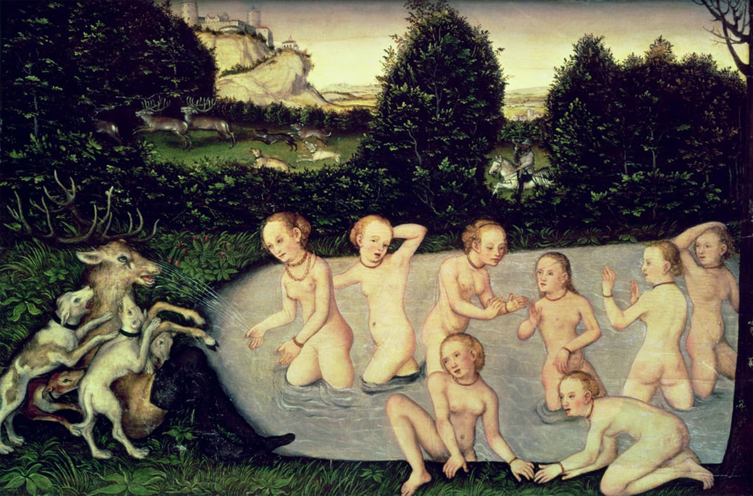 Tableaux Graffiti Art Mural Lucas Cranach l'Ancien Impression Poster 60x90cm