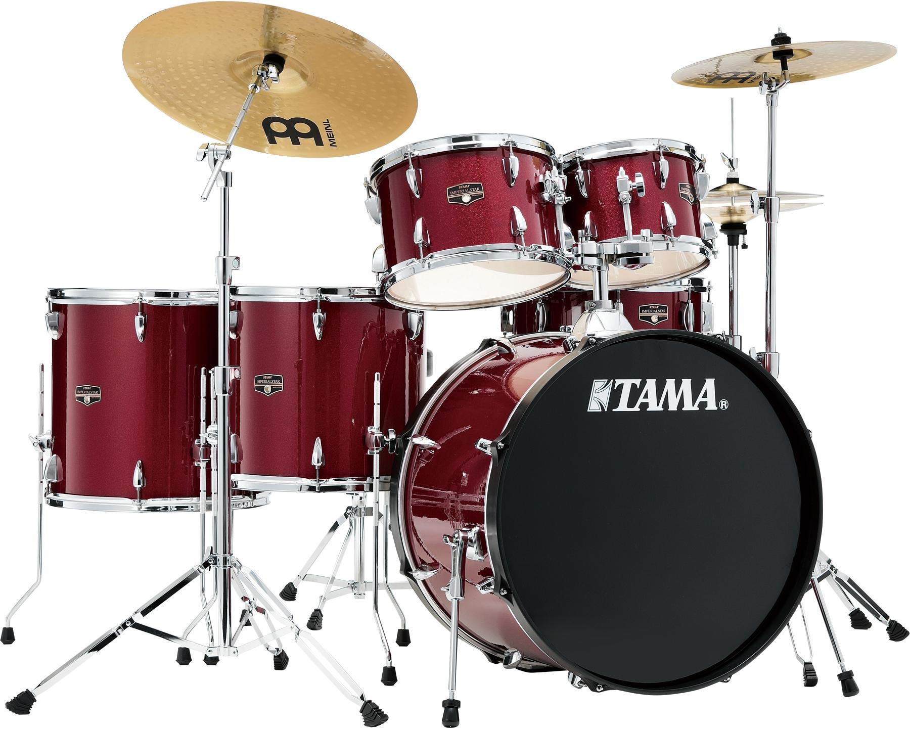 Amazon.com: Tama Imperialstar Complete Drum Set - 6-Piece - Candy 