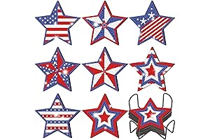 Shellwei Patriotic 4th of July Coaster Kit