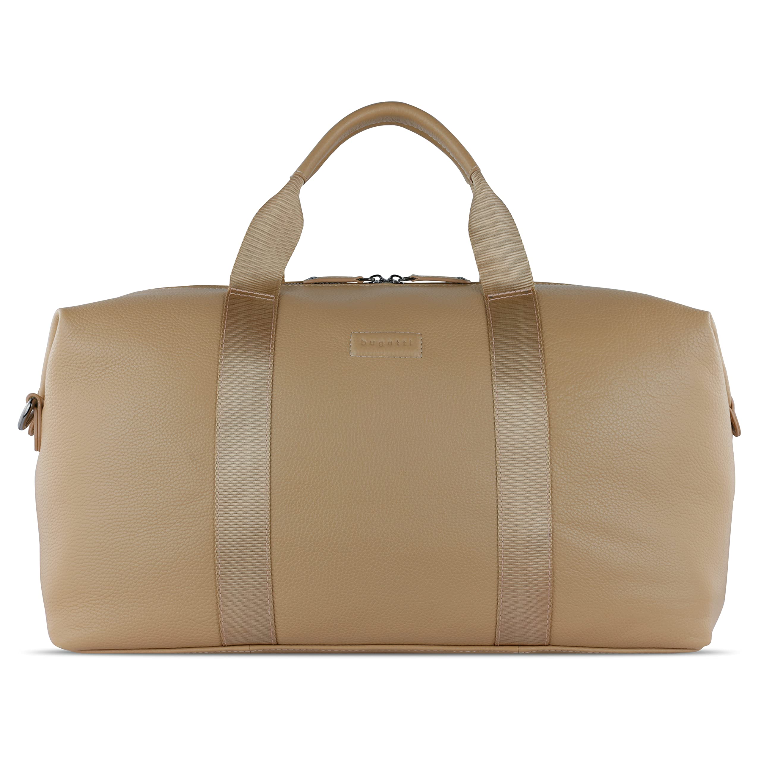 bugatti ELSA Reisetasche aus Leder, Weekender für den Urlaub, Gymtasche für Sport, Sand