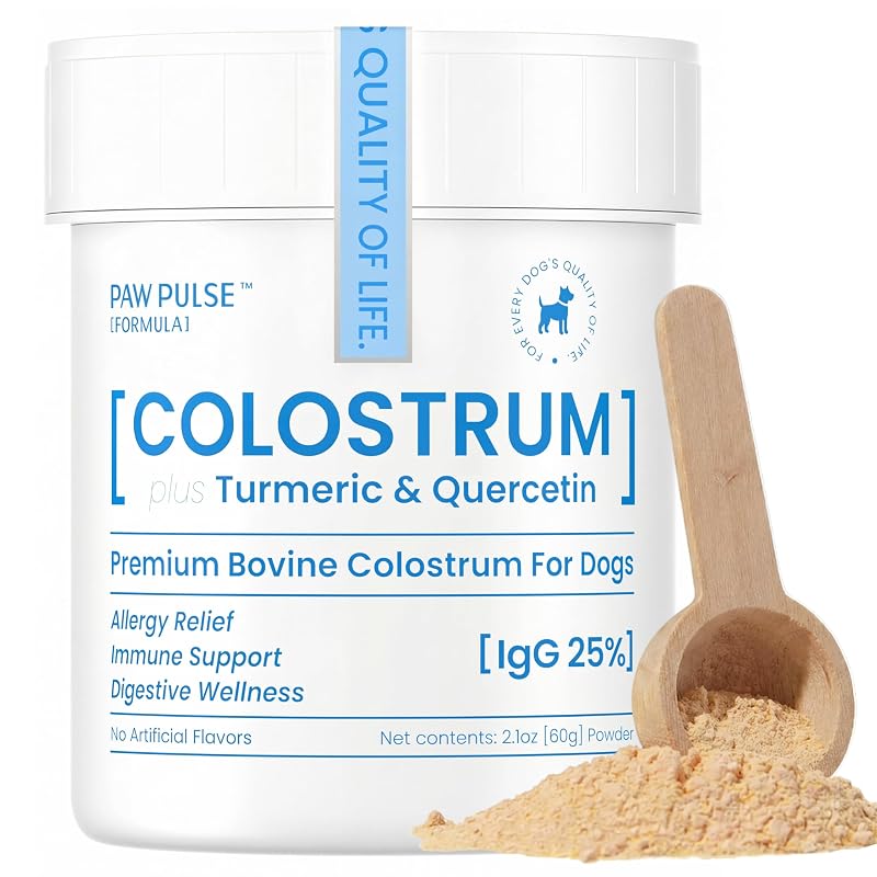 Suplemento para Cães com Colostro Bovino em Pó PAWPULSE FORMULA CO-60g, 60 g