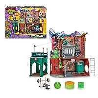 GIOCHI PREZIOSI - TARTARUGHE NINJA 2023 CAOS MUTANTE – PLAYSET DEL QUARTIER GENERALE