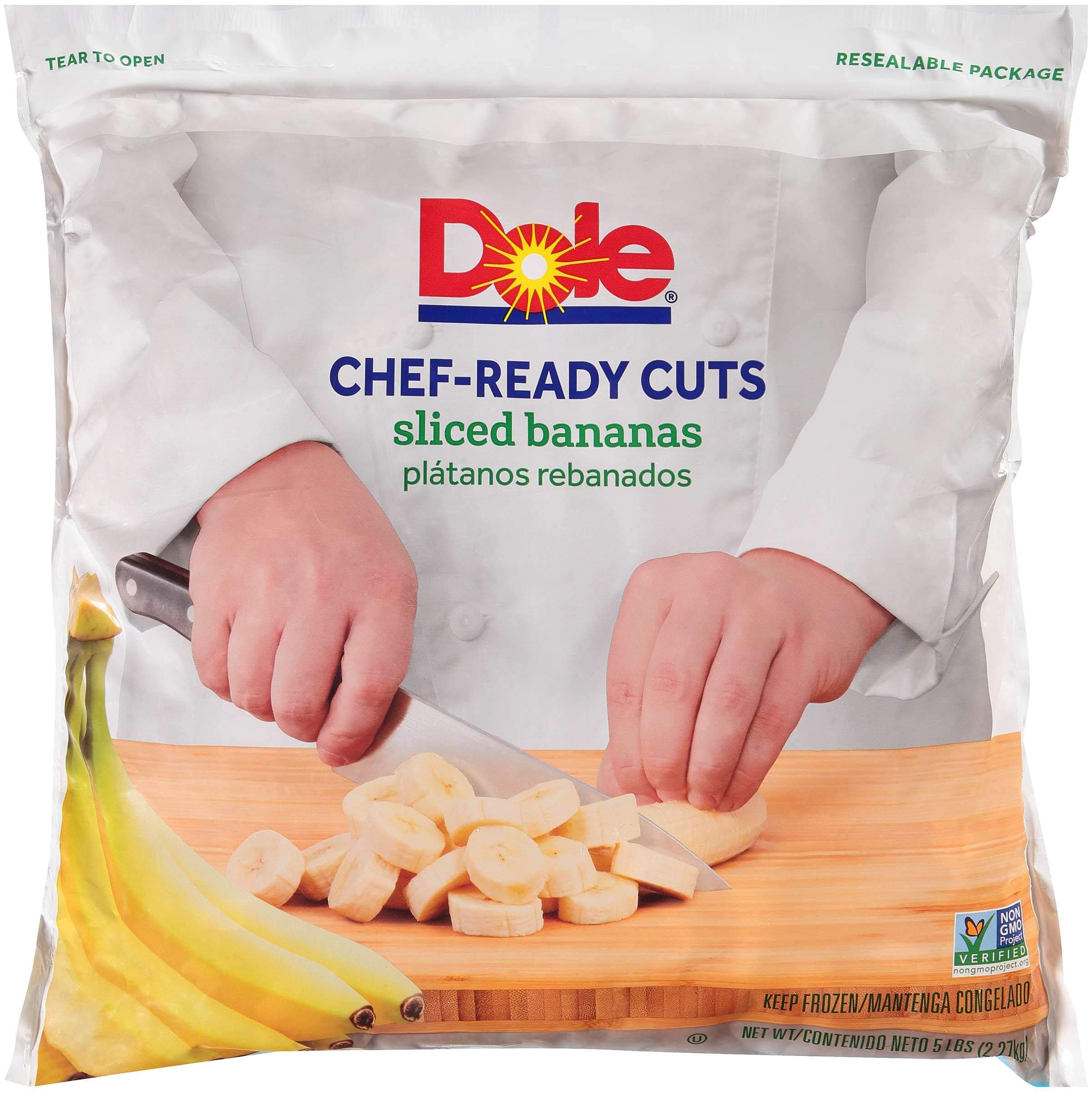 Amazon.com : Dole Chef Ready Sliced Banana, 5 Pound - 2 per case