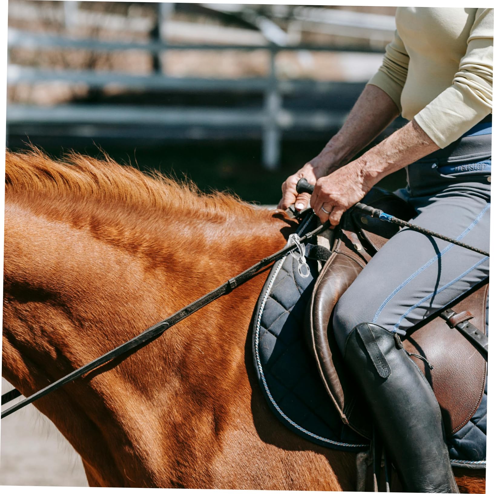 Toyvian Kit De Liberación De Cuerda para Caballos Anillas De Amarre De Acero Inoxidable Seguridad para Caballos Uso Puestos De Cuerdas