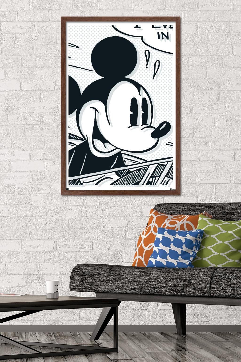 Amazon.com: Disney Mickey Mouse - Art Deco Wall Poster, 34L