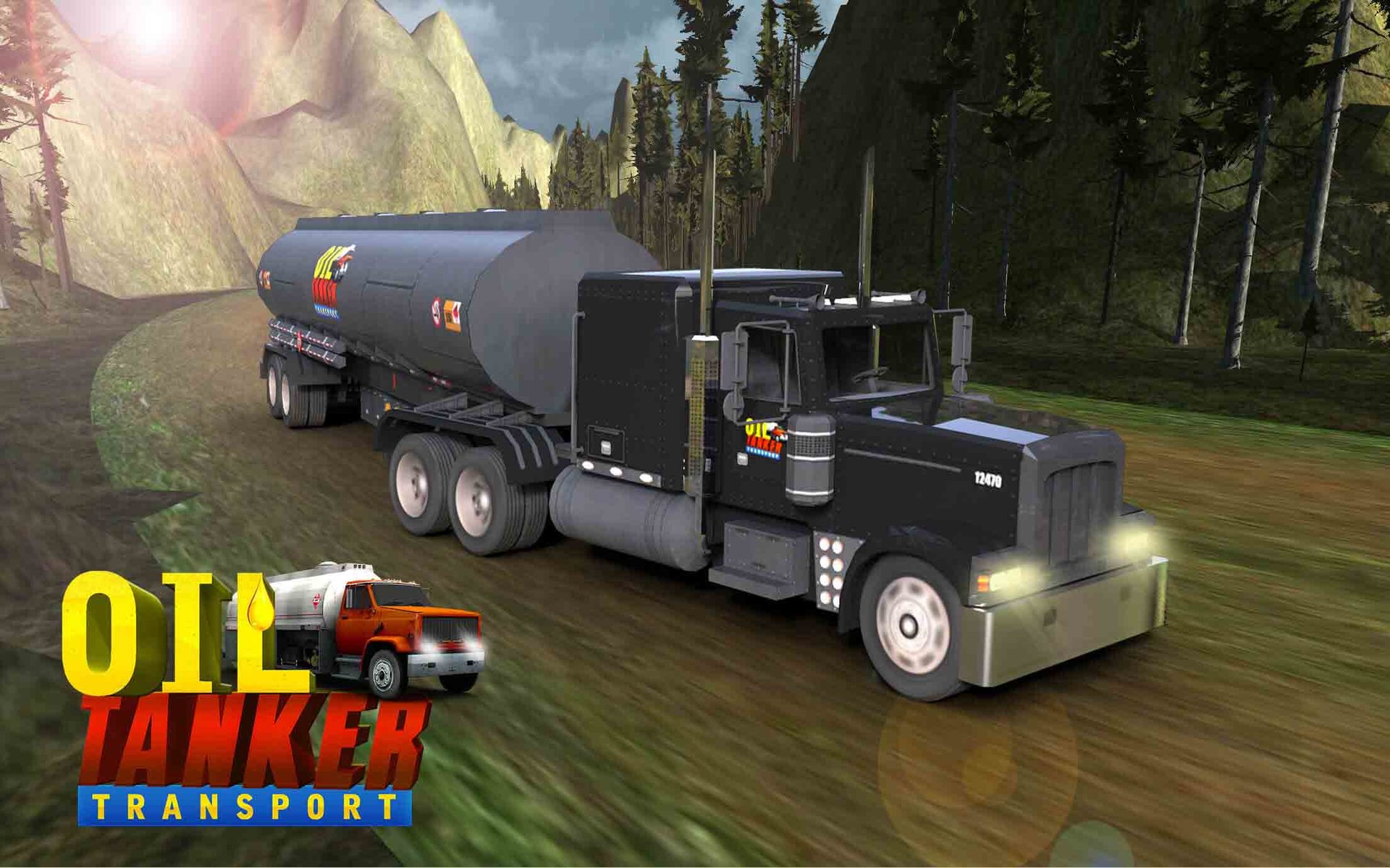 Offroad Oil Tanker Transport Simulator Game Ultimate Carrier Cargo Fuel Tanker Parking