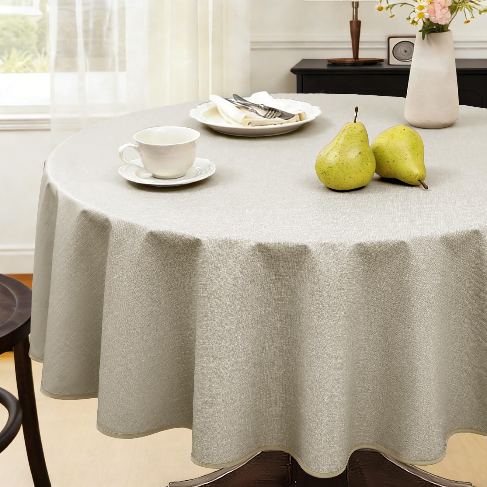 FIBORIA Wachstuchtischdecke Tischdecke Outdoor Wetterfest