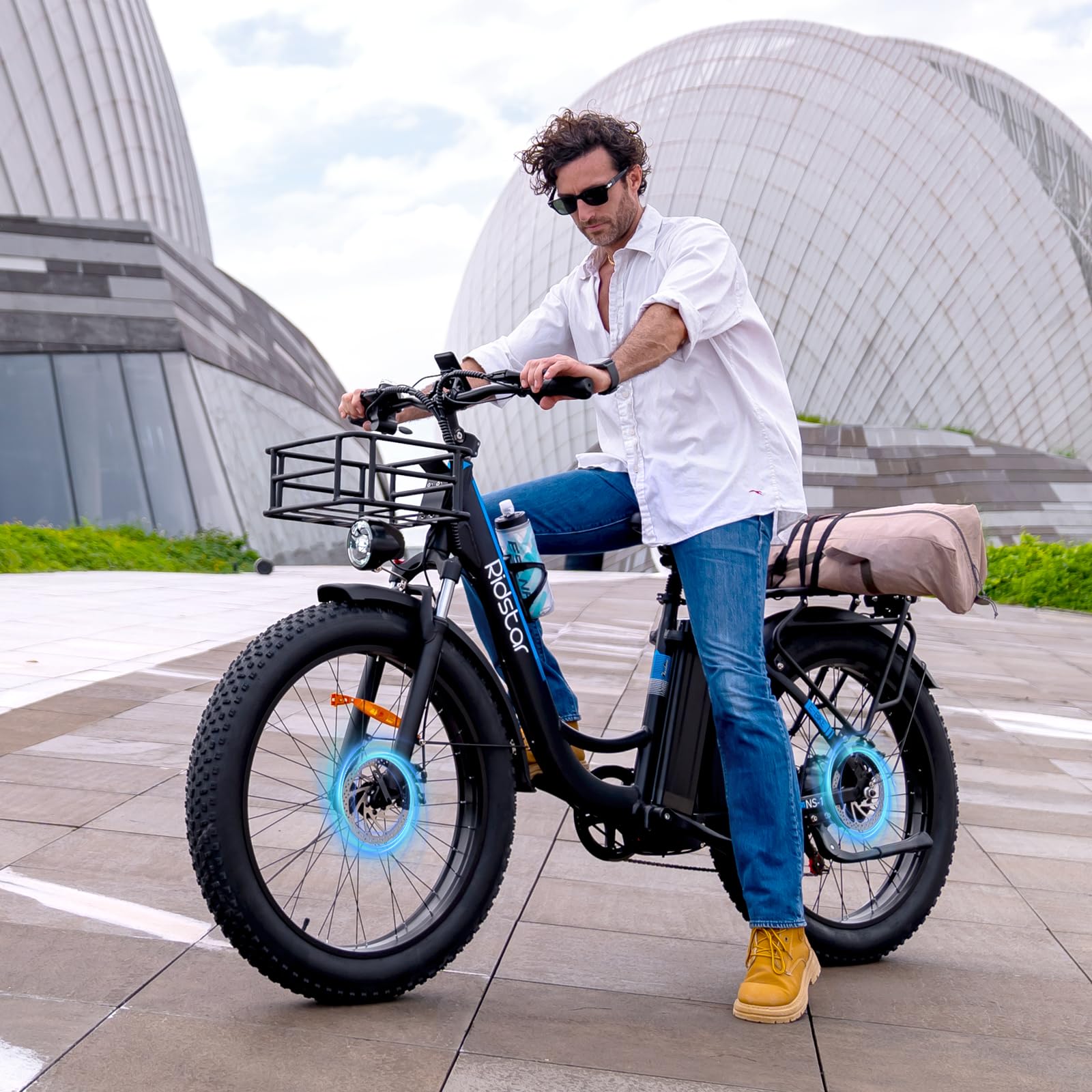 YVY MN26 Vélo Électrique, Autonomie 150km, Batterie Amovible 48V 20Ah, Moteur 85Nm, Fat Bike Électrique, 26" VTT Électrique 7 Vitesses, E-Bike Double Suspension, Double Disque, Écran LCD