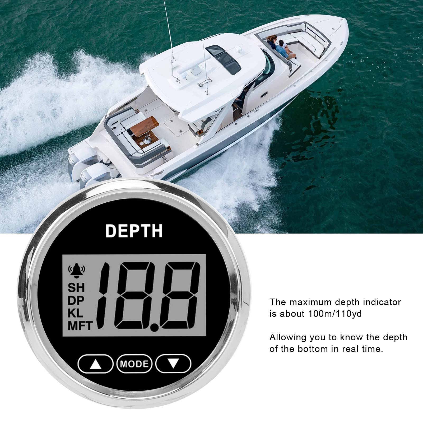 水深2m Amazon.co.jp: XTevu 2インチデジタル水深測深機、防水海洋水深