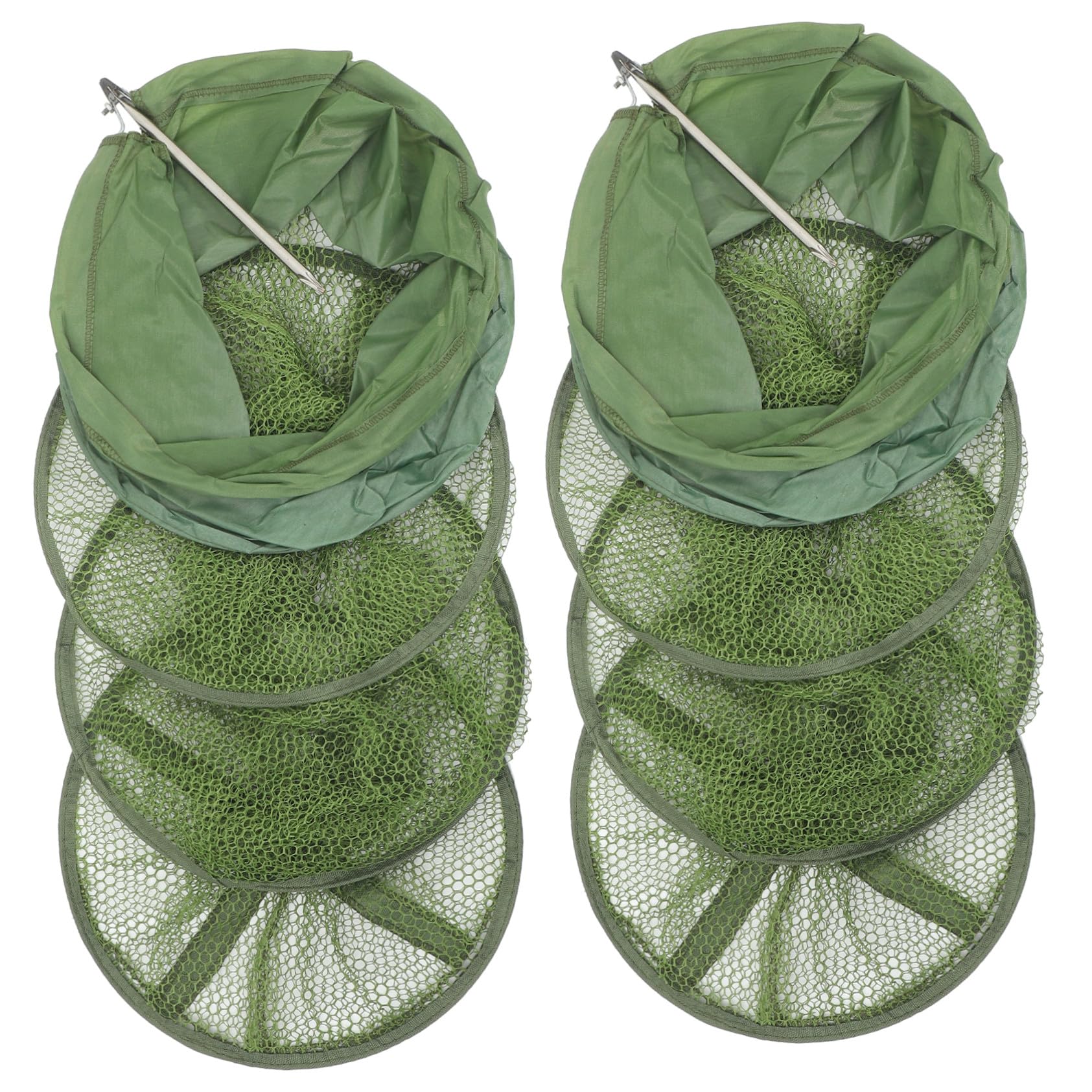 Faltbare Fischreuse Nylon Grün für Krabben und Langusten