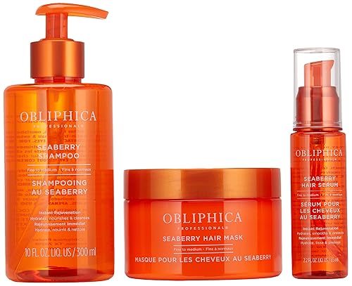 Miniatura 4 de Obliphica Expect Perfection Volume & Body Seaberry Collection Set - Eleva tu experiencia de cuidado del cabello con lujosas fórmulas voluminizadoras