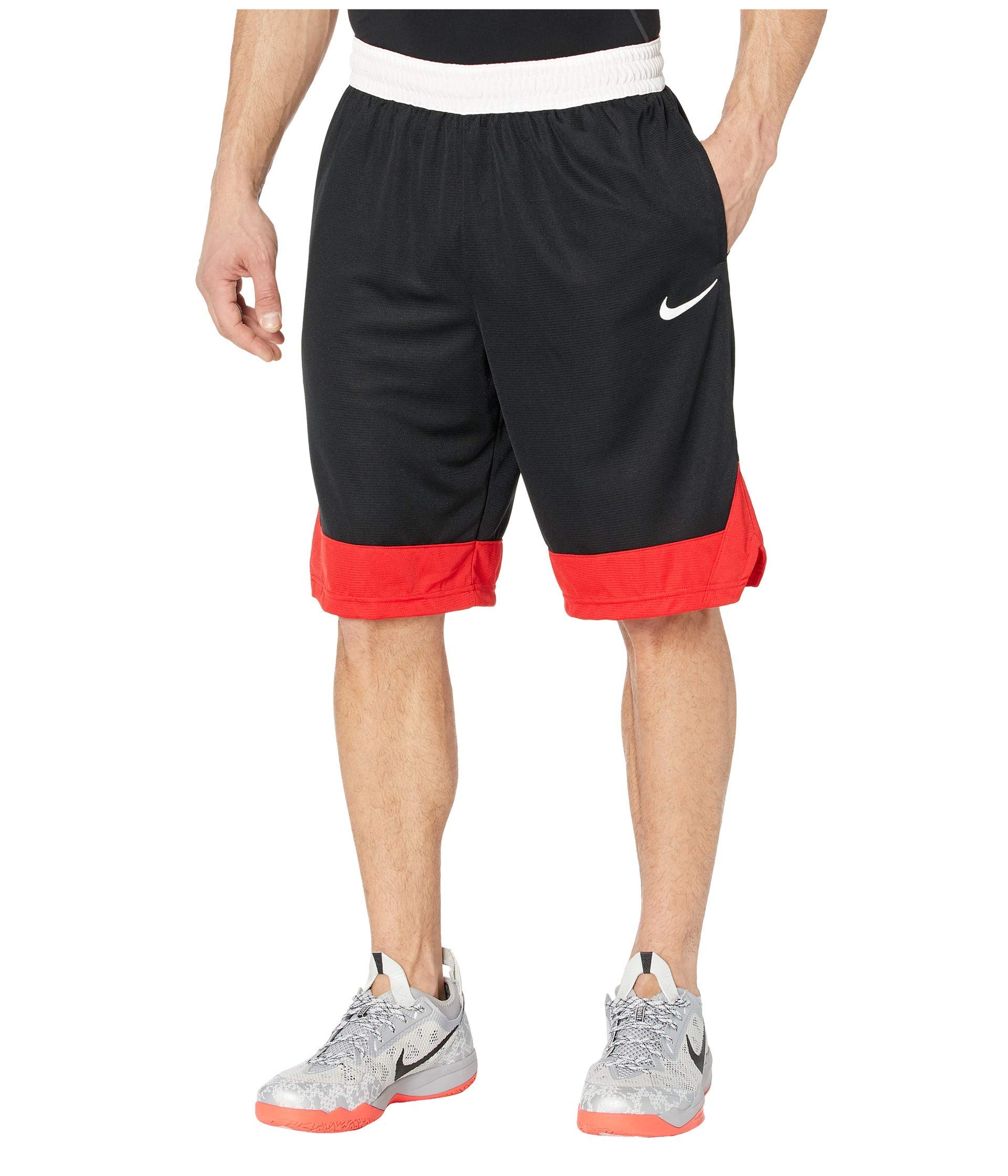 Nike Mens Dry Icon Short Black University Red White X-Large