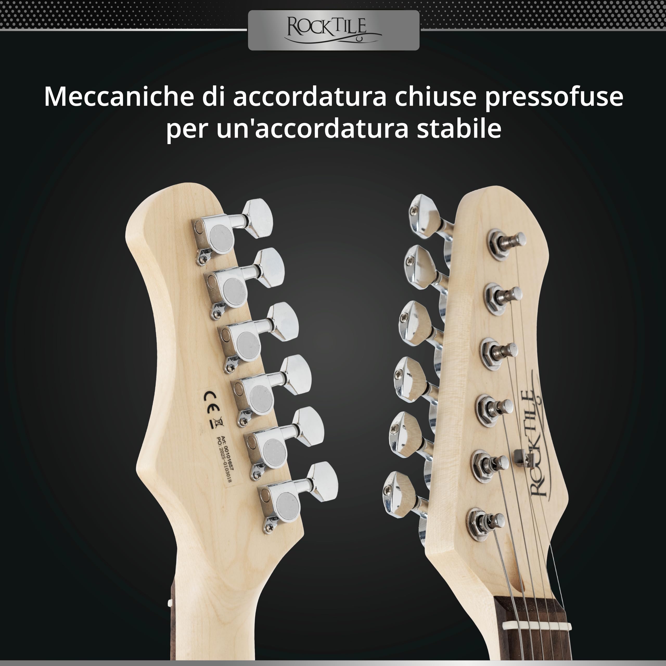 Rocktile Youngster YS-1SB 3/4 Chitarra Elettrica Sunburst, Generale | Modello: YS-1SB, Adatto indicativamente dai 6 ai 12 anni, Peso: 2, 4 kg, Numero di corde: 6, Orientamento: Destrimano, Corpo