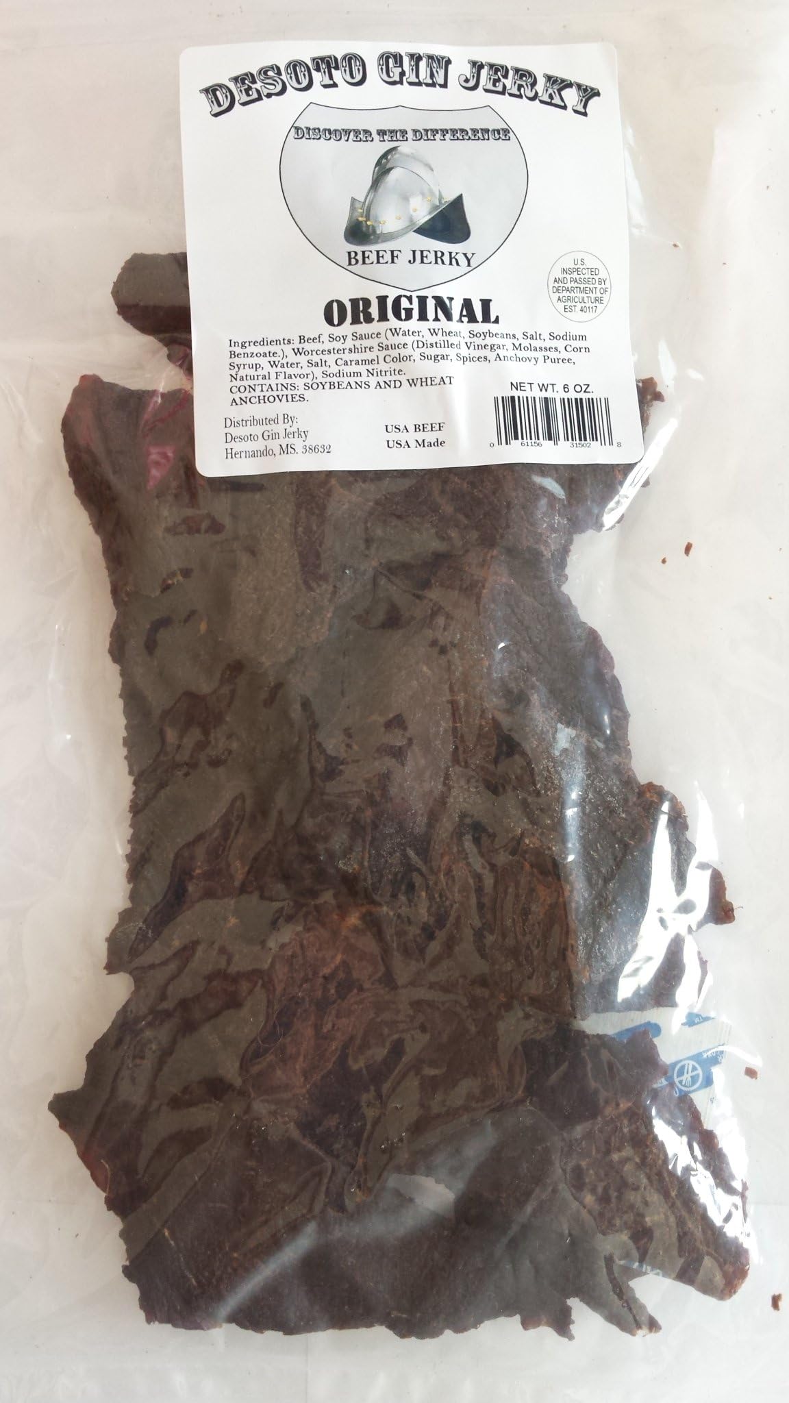 Desoto Beef Jerky (Original, 6oz)