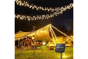 Minetom Outdoor Clearance Solar String Lights: Illuminate Your Outdoor Spaces with Brilliance