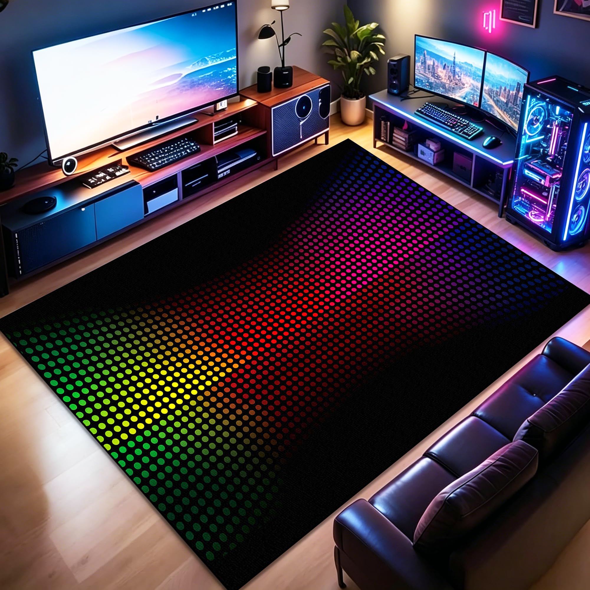 Tapis de sol esports pour chambre de garçons passionnés