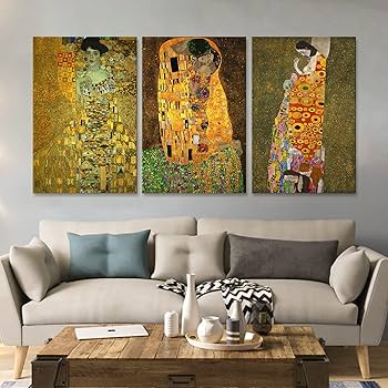 Amazon.co.jp: クリムト黄金の女性の肖像画 豪華なエジプト風の