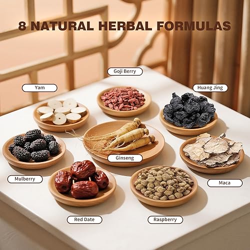 Miniatura 3 de Té de fórmula de té de riñón, té de ginseng Six Treasure, té de hierbas de ginseng y morera, limpieza de riñón, desintoxicación y reparación de