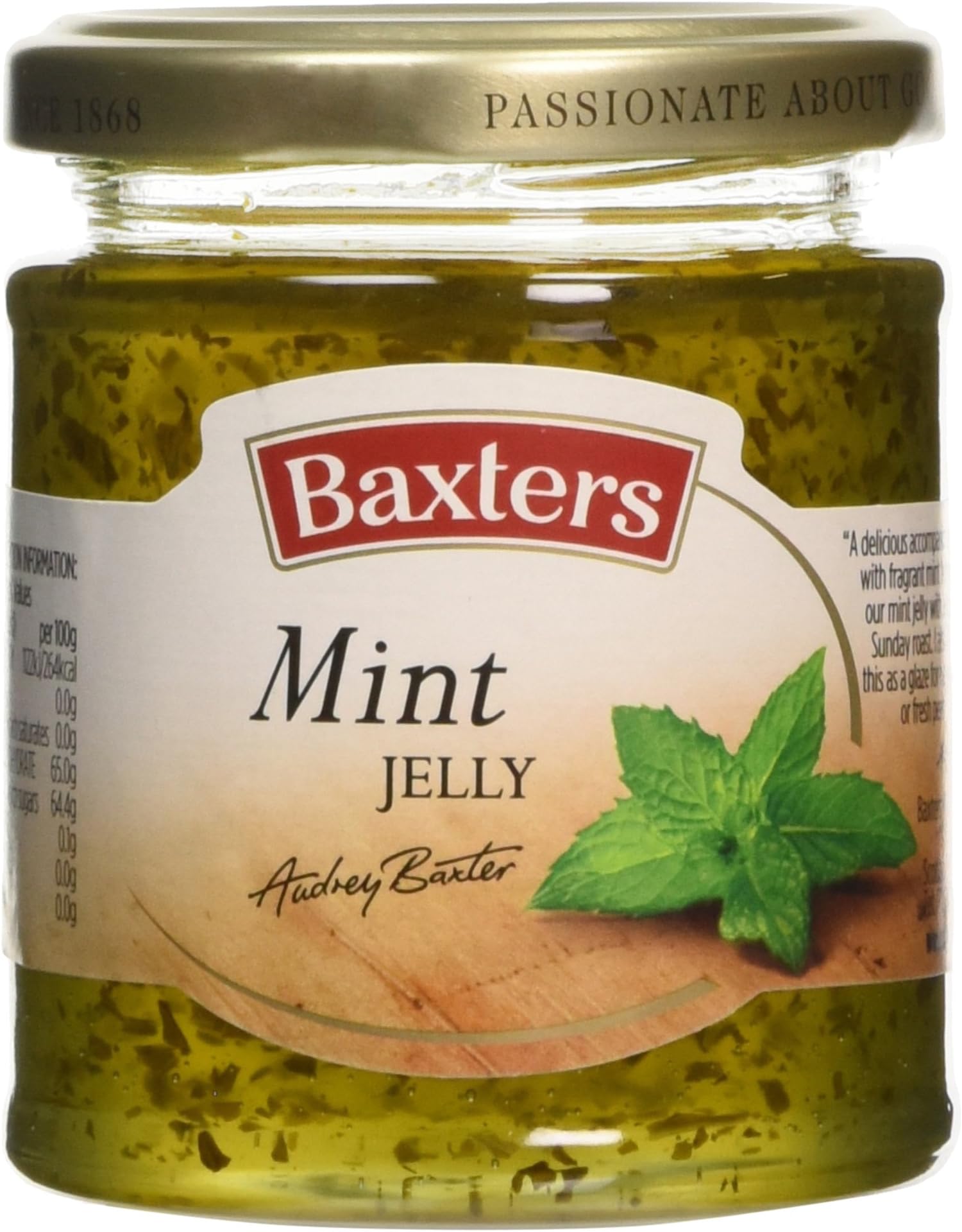 Baxters Traditional Mint Jelly, 210g