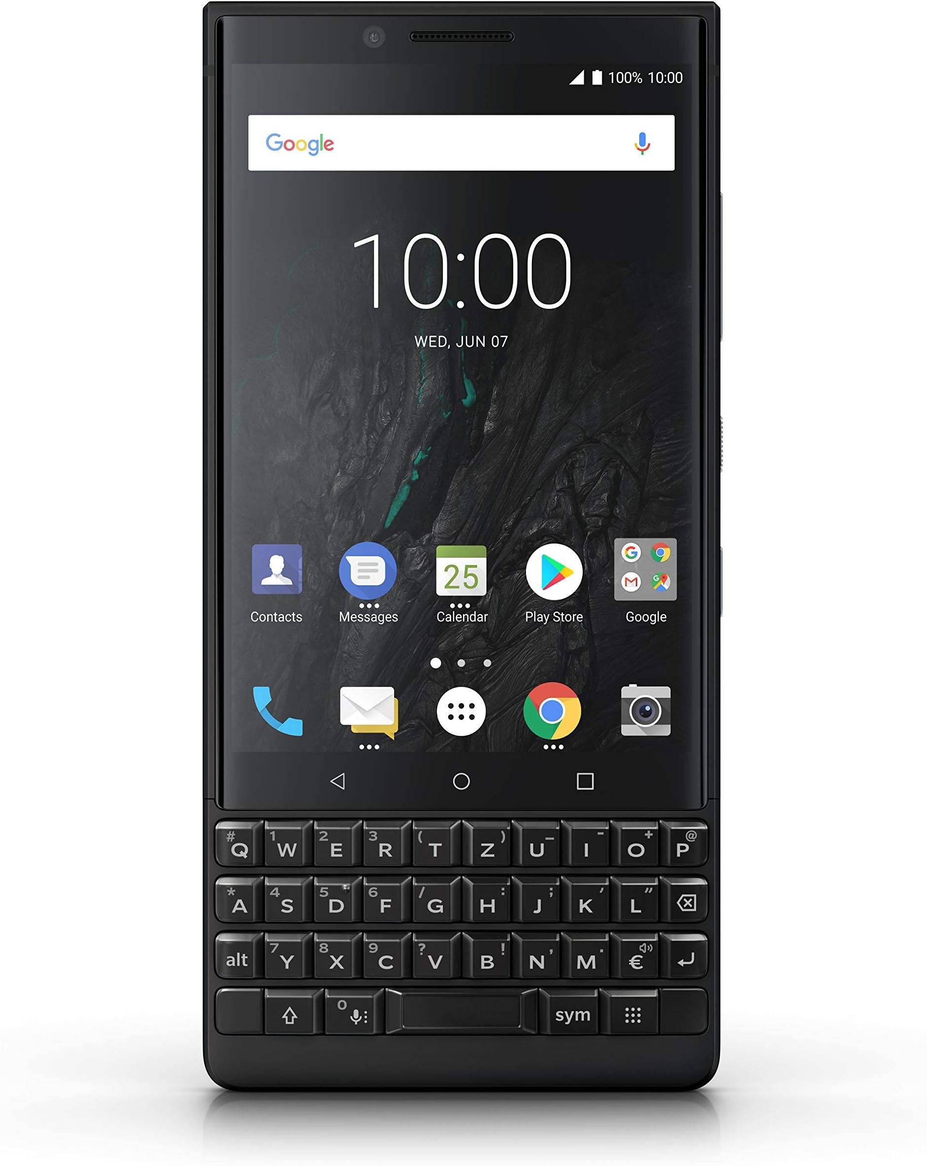 Blackberry Key2 64GB Single-SIM Display, Android 8.1, Octa-Core, 12MP+12MP Dual] - QWERTZ - black